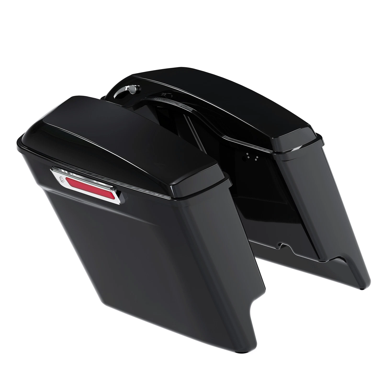 5" Stretched Saddlebag Conversion Brackets for Harley Softail