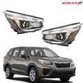 Set of 2 Headlight Assembly for Subaru Forester (2019–2020)