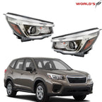 Set of 2 Headlight Assembly for Subaru Forester (2019–2020)