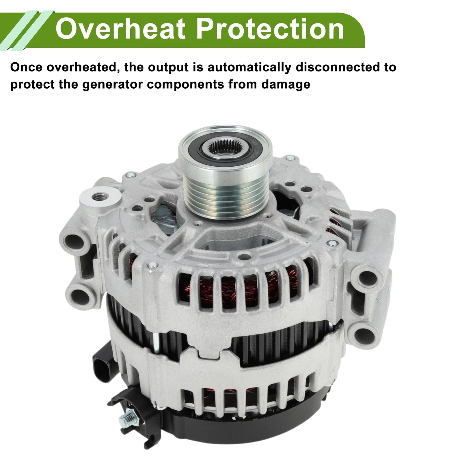 High Output Alternator 180A 12V for BMW 328i (2009) No.12317555926
