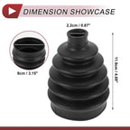 Outer CV Joint Boot Kit with Clamps for Honda Civic (2017–2021) No.44018SNEA01