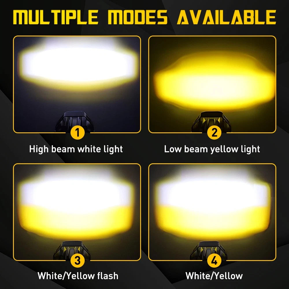 Set of 4 LED White Reverse Stop Turn Signal Bulbs for Make Model