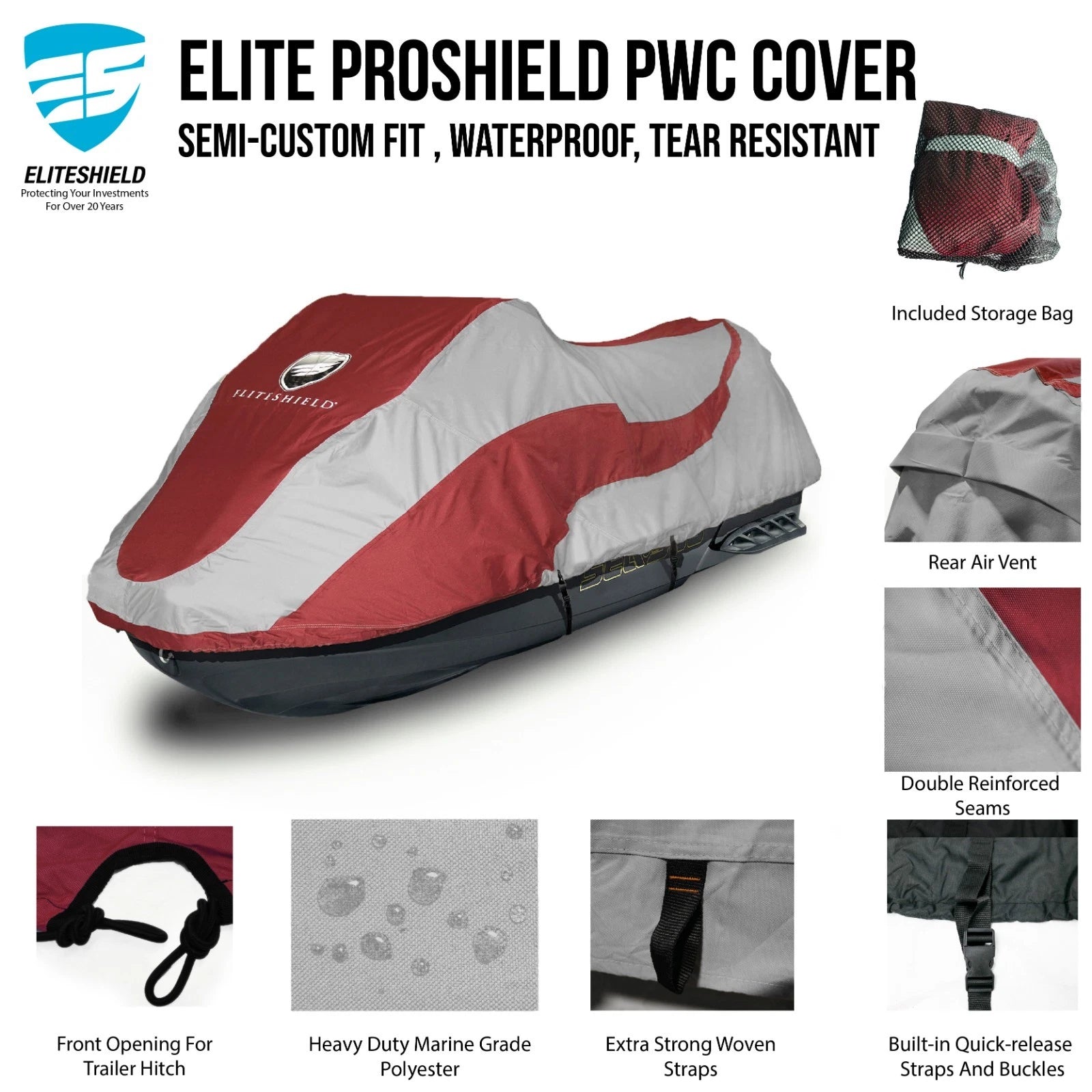 EliteShield Waterproof Cover for Yamaha Superjet (1990–2023)
