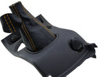 Manual Shift Boot for Chevrolet Cobalt (2005–2010) Yellow Stitch Vinyl Leather