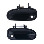 2 x Front Left & Right Outer Door Handle Black for Honda Civic EK (1996–2000)