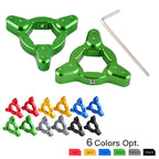 1 Pair 19mm CNC Fork Preload Adjuster for Kawasaki Z1000 (2007–2012), ZX6R (2007–2008)