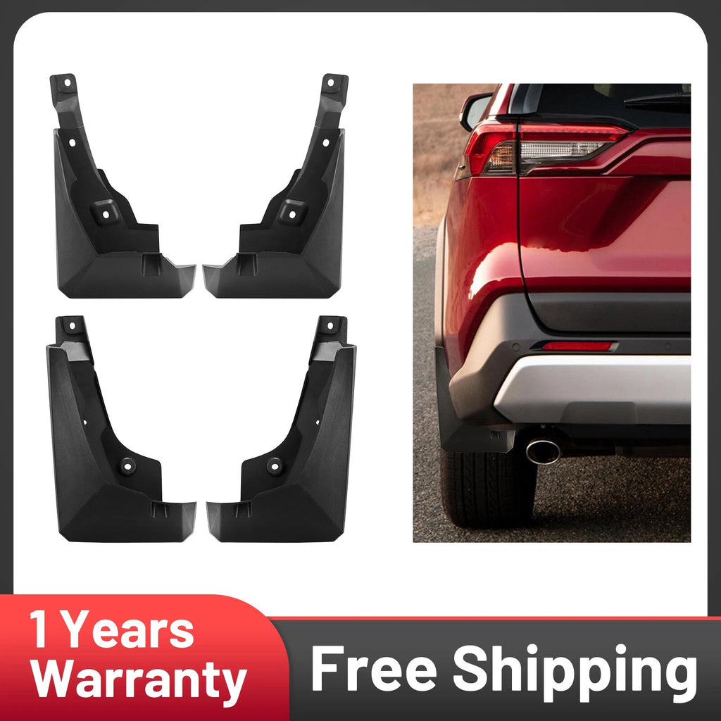 Front Rear Mud Flaps Splash Guards for Toyota RAV4 2.5L (2019–2025)