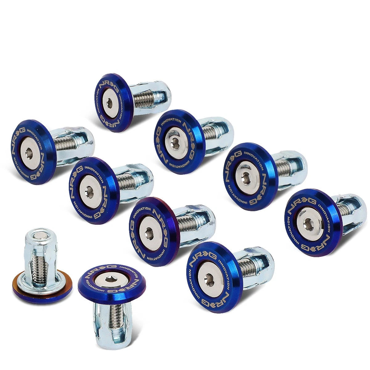 10Pcs NRG Innovations FW-300TS Fender Washer Dress Up for Universal