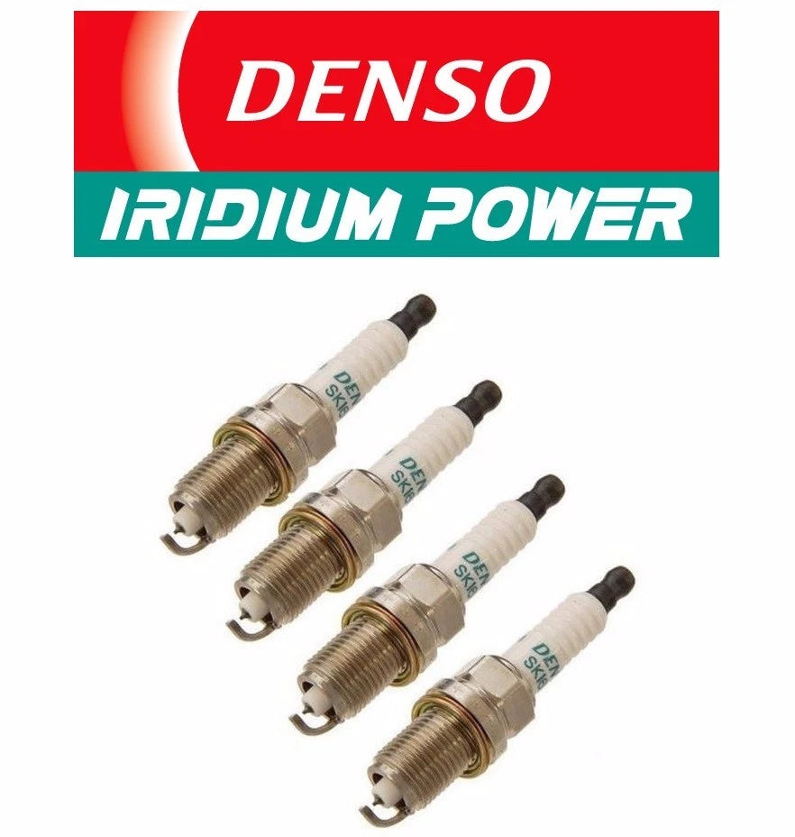 Set of 4 Denso Iridium Long-Life Power Spark Plugs SK16R11 #3324 for Audi