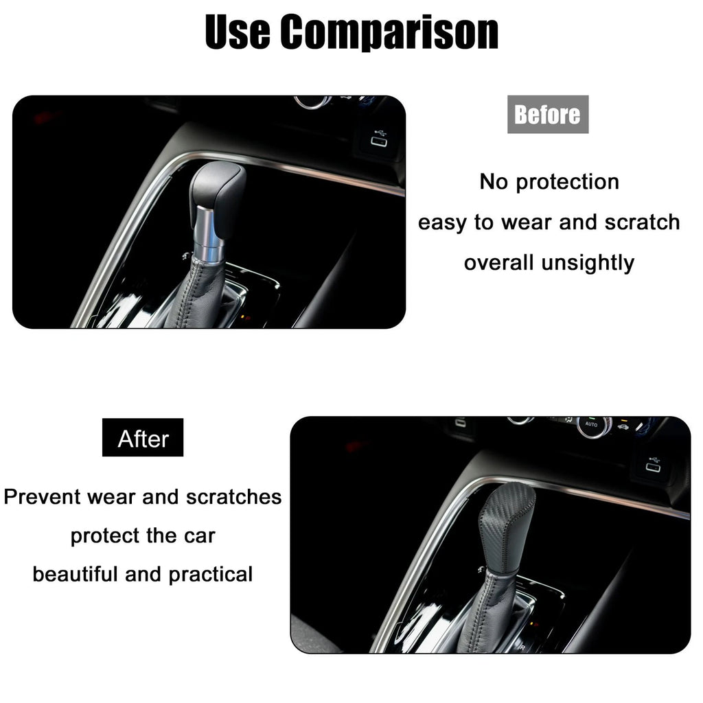 Gear Shift Knob Cover for Honda Accord (Carbon Fiber) 743151442236