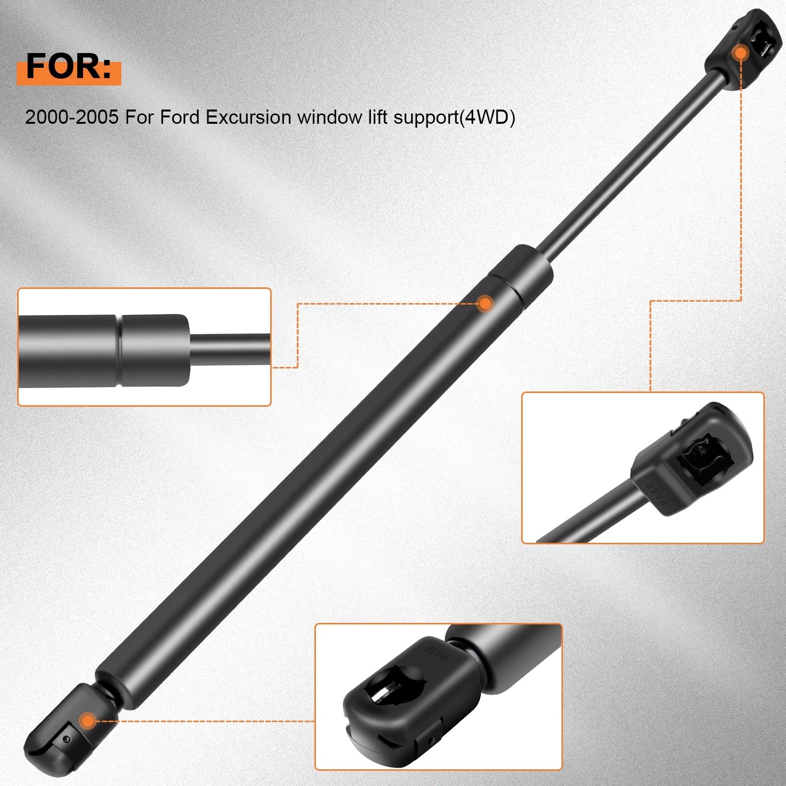 2 Rear Window Hatch Lift Supports for Ford Excursion (2000-2005)