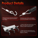 Heavy Duty Chain Link Fence Top Rail Tool for Various Models