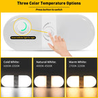 3 Color Dimmable 12-24V RV Ceiling Double Dome Light for Camper Trailer