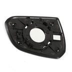 Left Side White Mirror Glass for Hyundai I10 (2013–2019)
