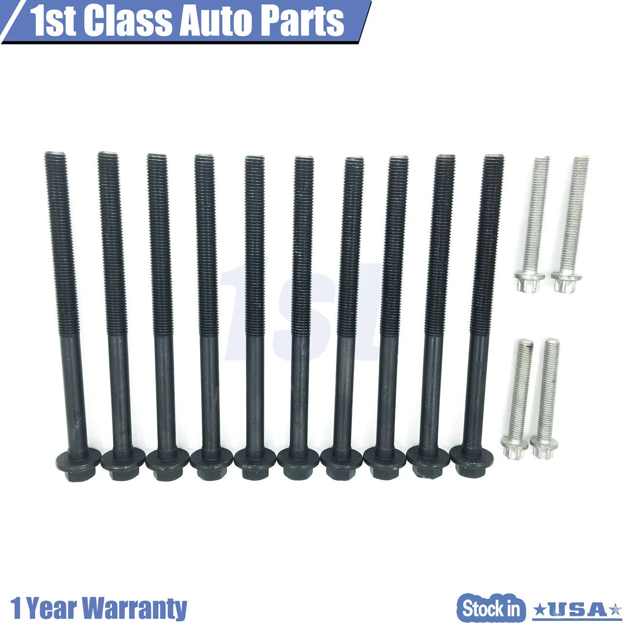 14 Pcs Head Bolts for Chevy Oldsmobile Pontiac (2.0L 2.2L 2.4L)