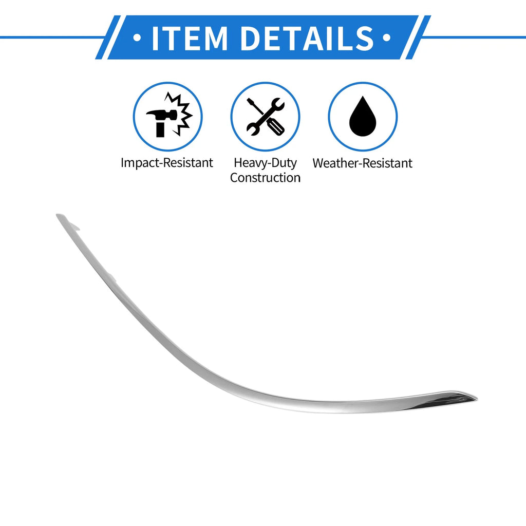 Bumper Grille Trim Garnish No.2048853721 for Mercedes-Benz W204 (2011–2013)