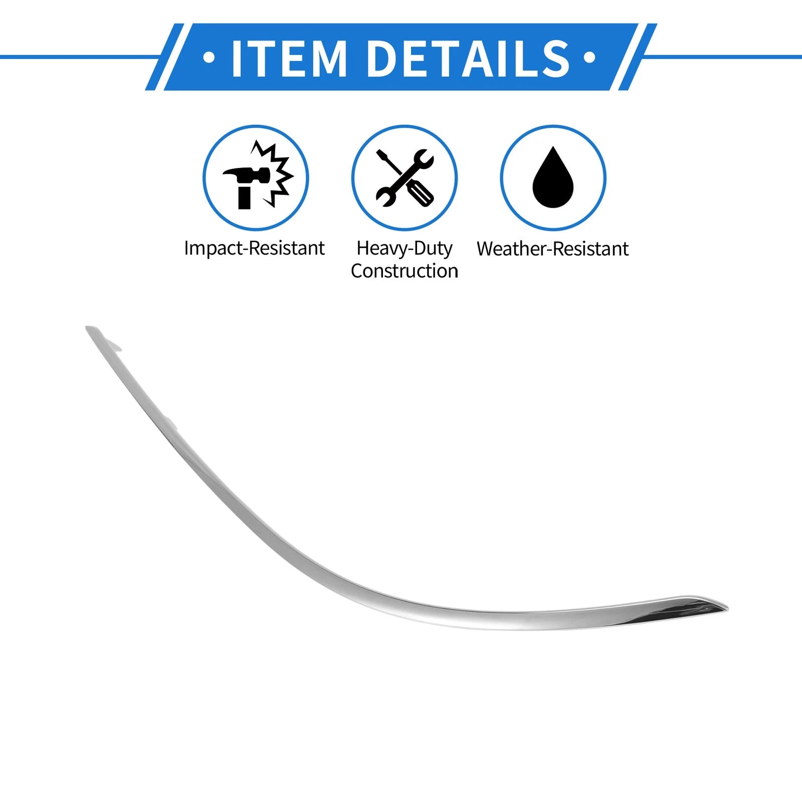Bumper Grille Trim Garnish No.2048853721 for Mercedes-Benz W204 (2011–2013)