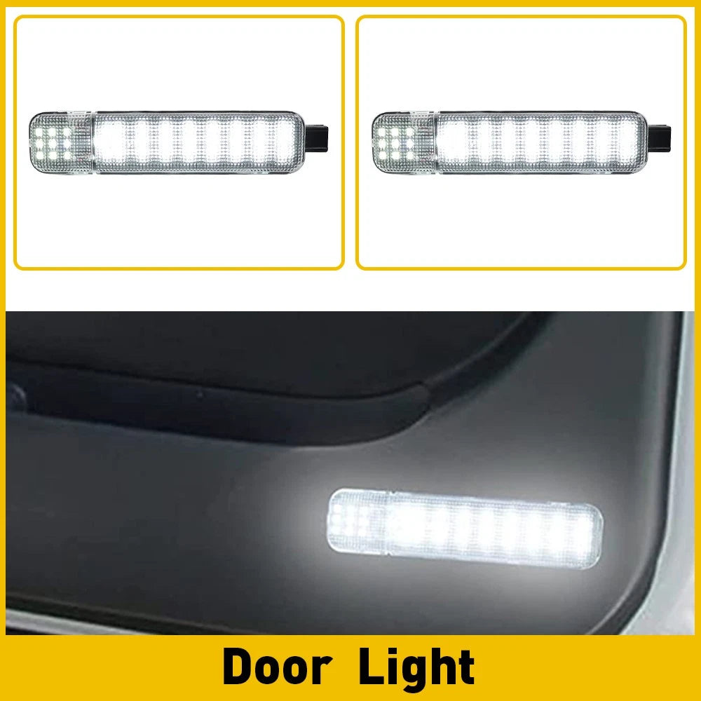 White LED Side Door Panel Courtesy Light for Chevrolet Silverado Yukon (2014–2023)