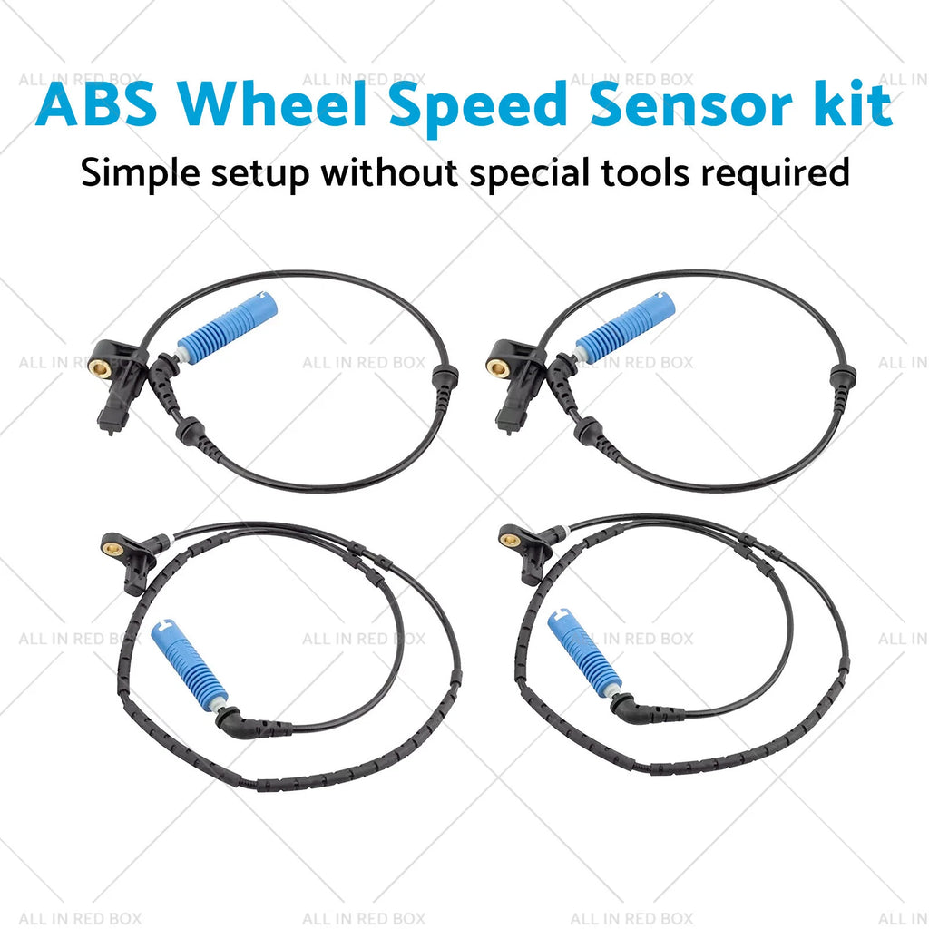 4x ABS Wheel Speed Sensor for BMW E46 Z4 323i 318i 320i (2000–2006)