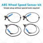 4x ABS Wheel Speed Sensor for BMW E46 Z4 323i 318i 320i (2000–2006)