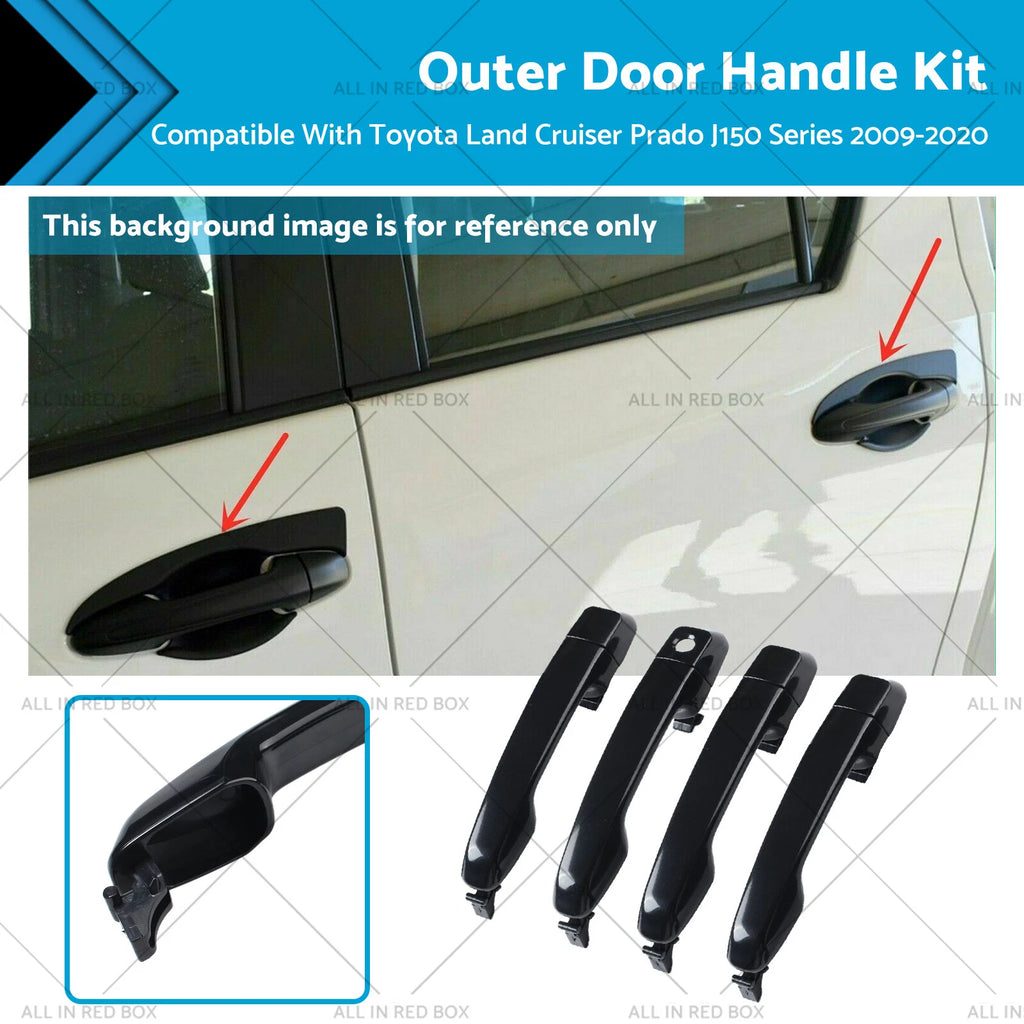 Outer Door Handle Set for Toyota Prado J150 (2009–2020) LH RH