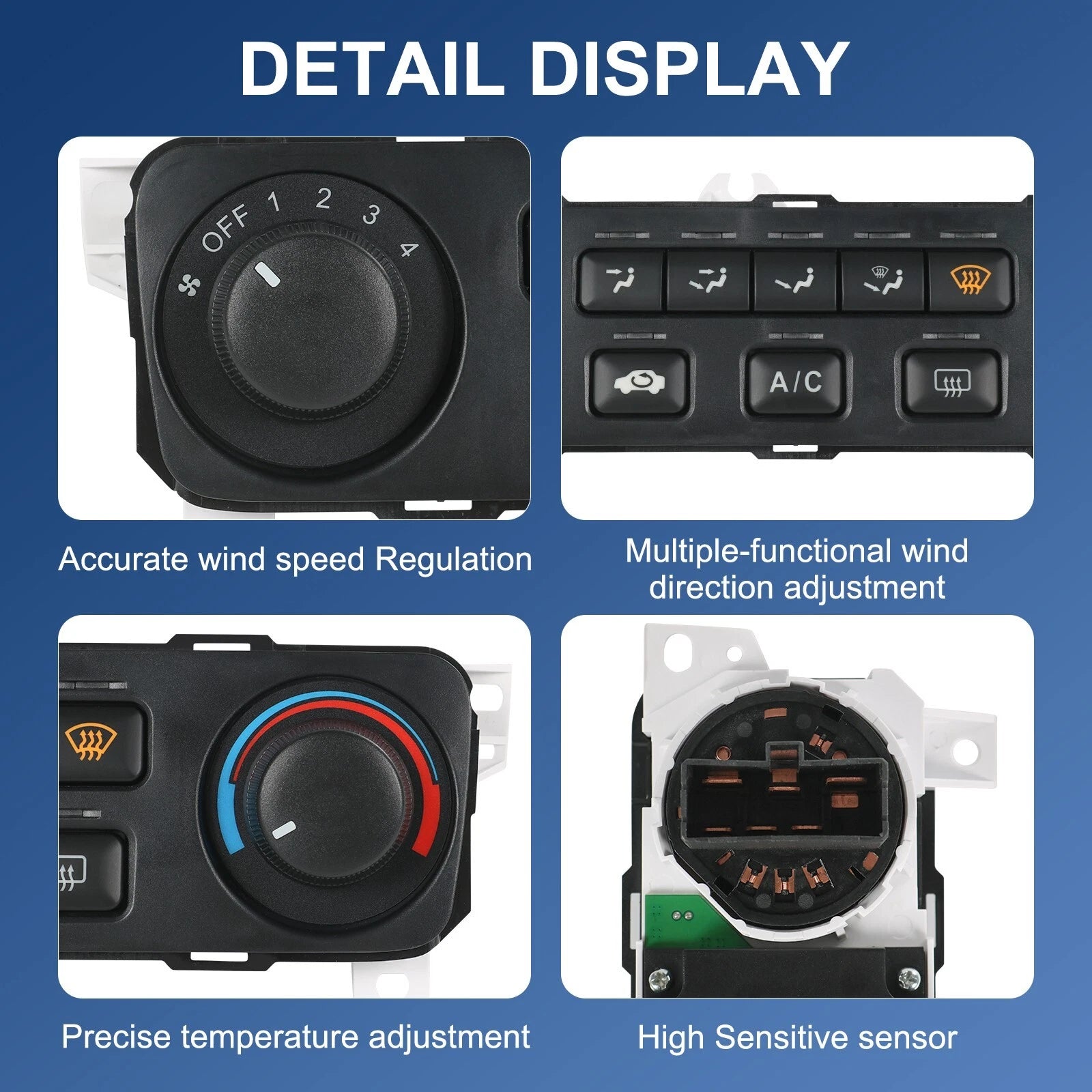 A/C Heater Climate Control Module for Honda Accord (2001-2002)