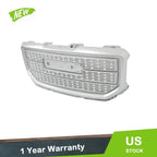 ABS Plastic Silver Front Upper Grille for GMC Sierra 1500 (2016–2018)