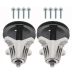 Set of 2 Spindle Assembly with Pulley for Troy Bilt MTD (Fits Various Models)
