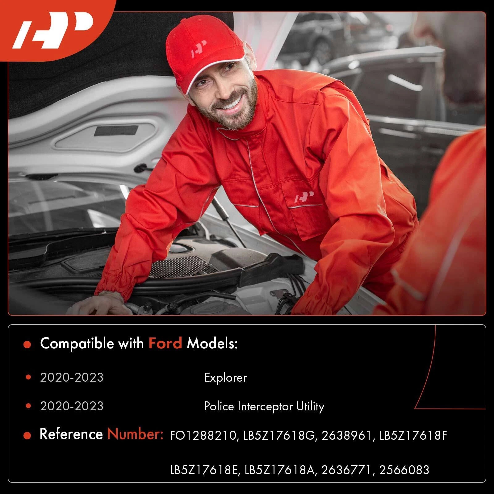 Windshield Washer Reservoir with Pump & Sensor for Ford Explorer (2020-2023)