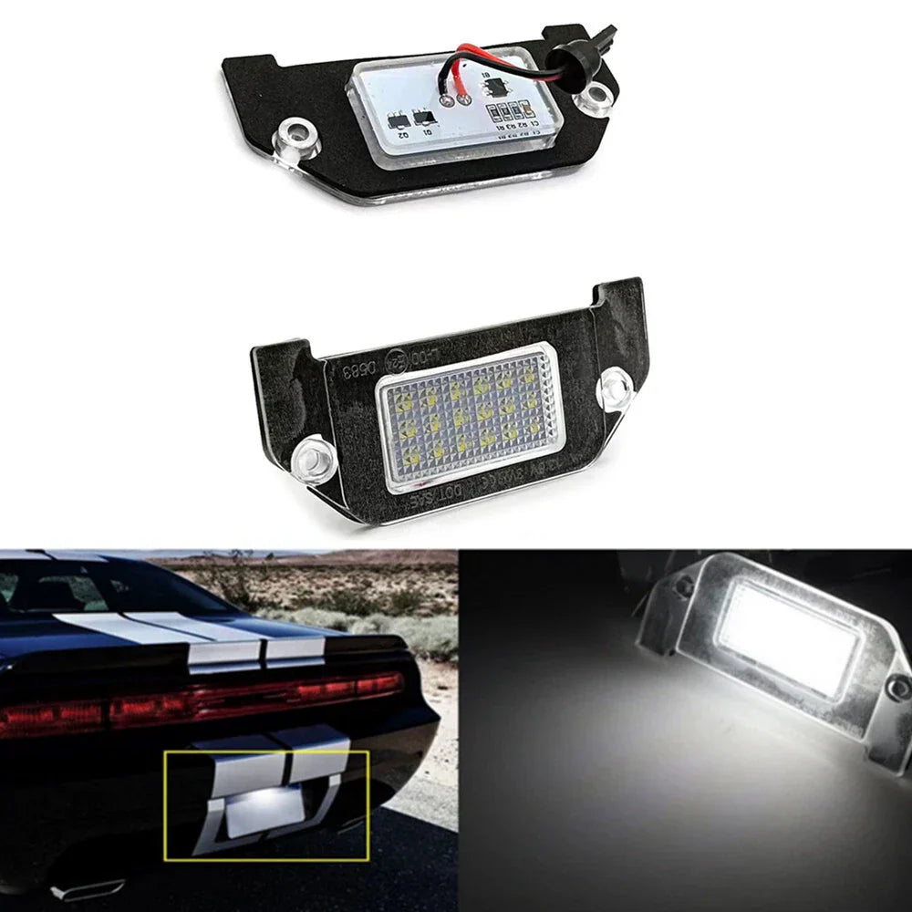 LED License Plate Light Lamp Set for Chrysler Dodge (2011-2023)