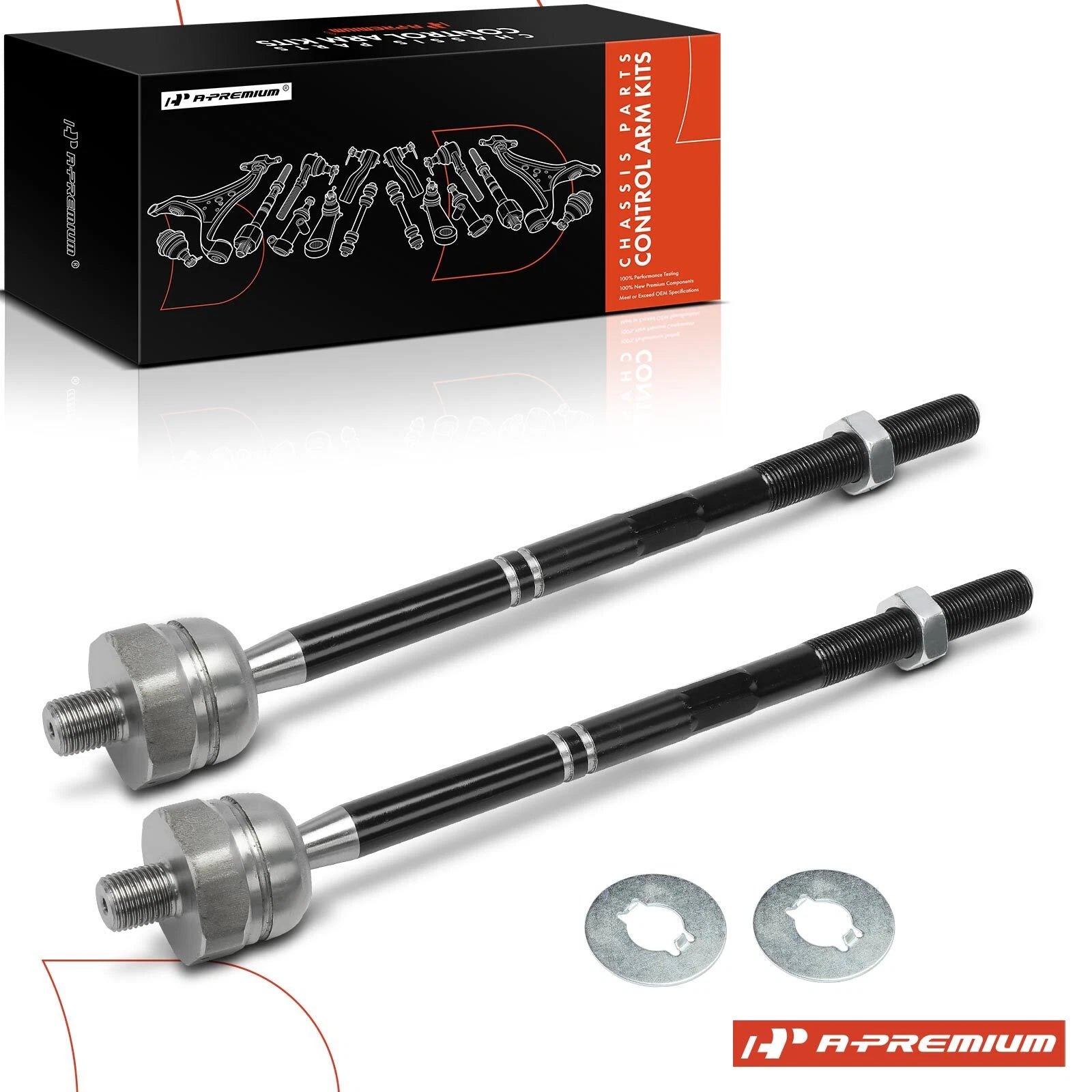 2X Front Inner Tie Rod Ends for Ford F-150, Lincoln Mark LT (2004–2008)