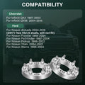 Set of 4 Wheel Spacers 6x5.5 1" 12x1.25 for Nissan Frontier Armada Titan Xterra (2000)
