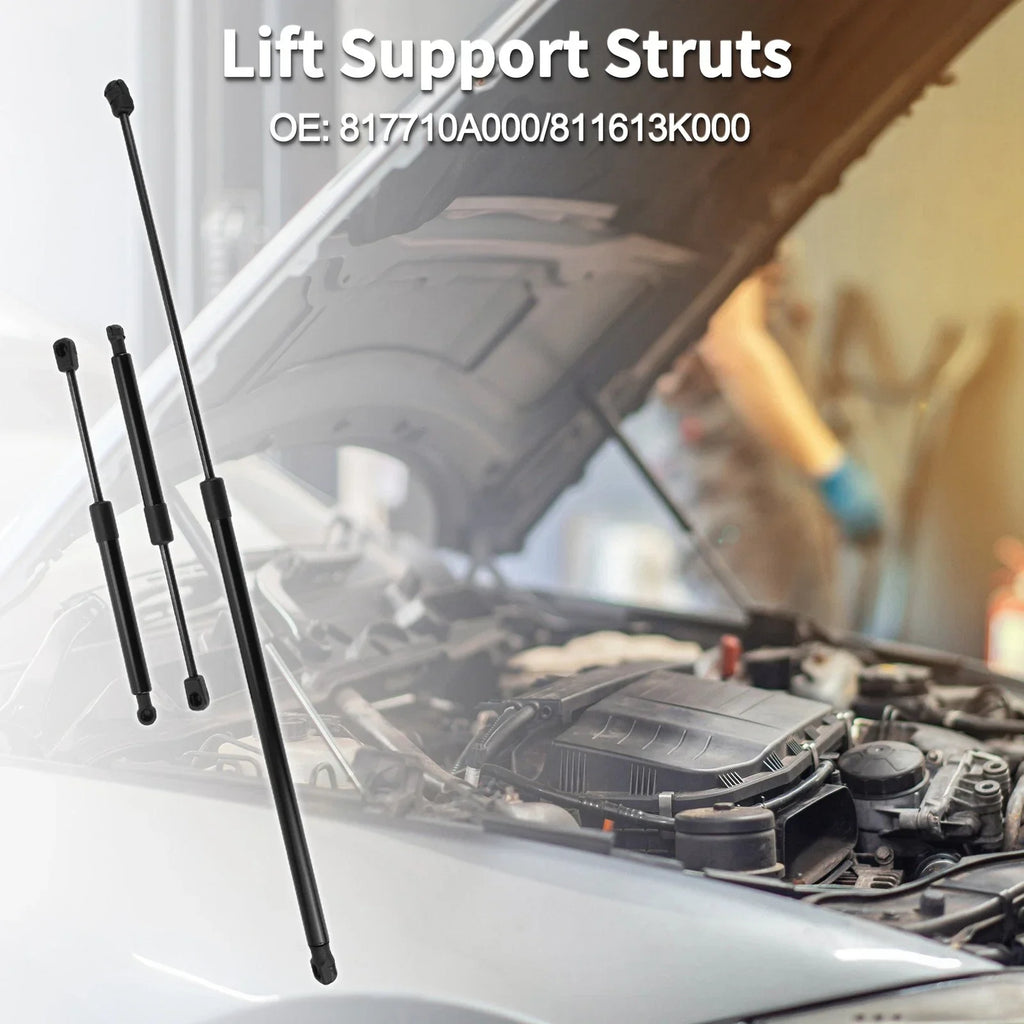 Hood Lift Supports Struts for Hyundai Sonata Sedan (2011-2014)