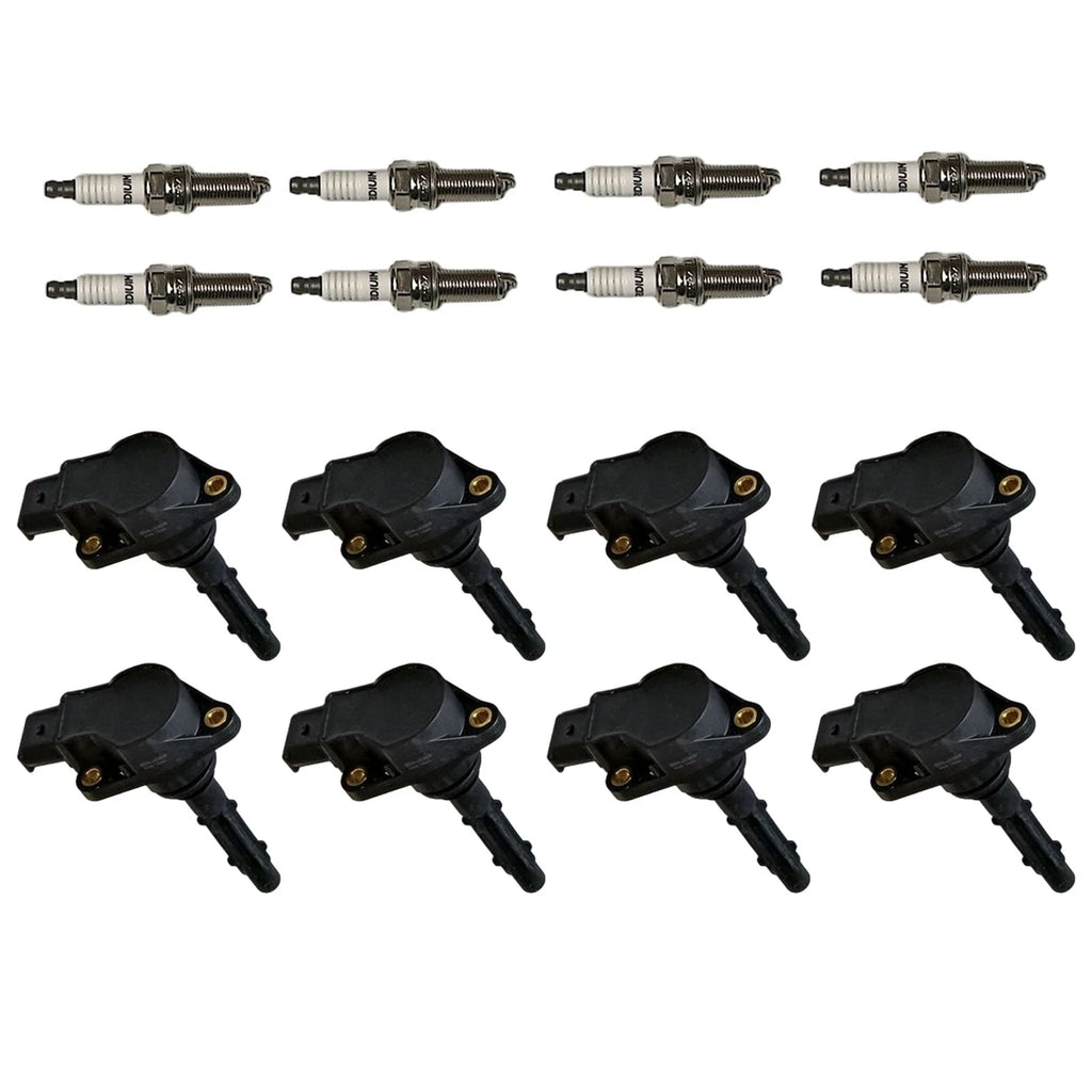 Set of 8 Ignition Coils & Iridium Spark Plugs for Mercedes-Benz CL550 (2007–2013)