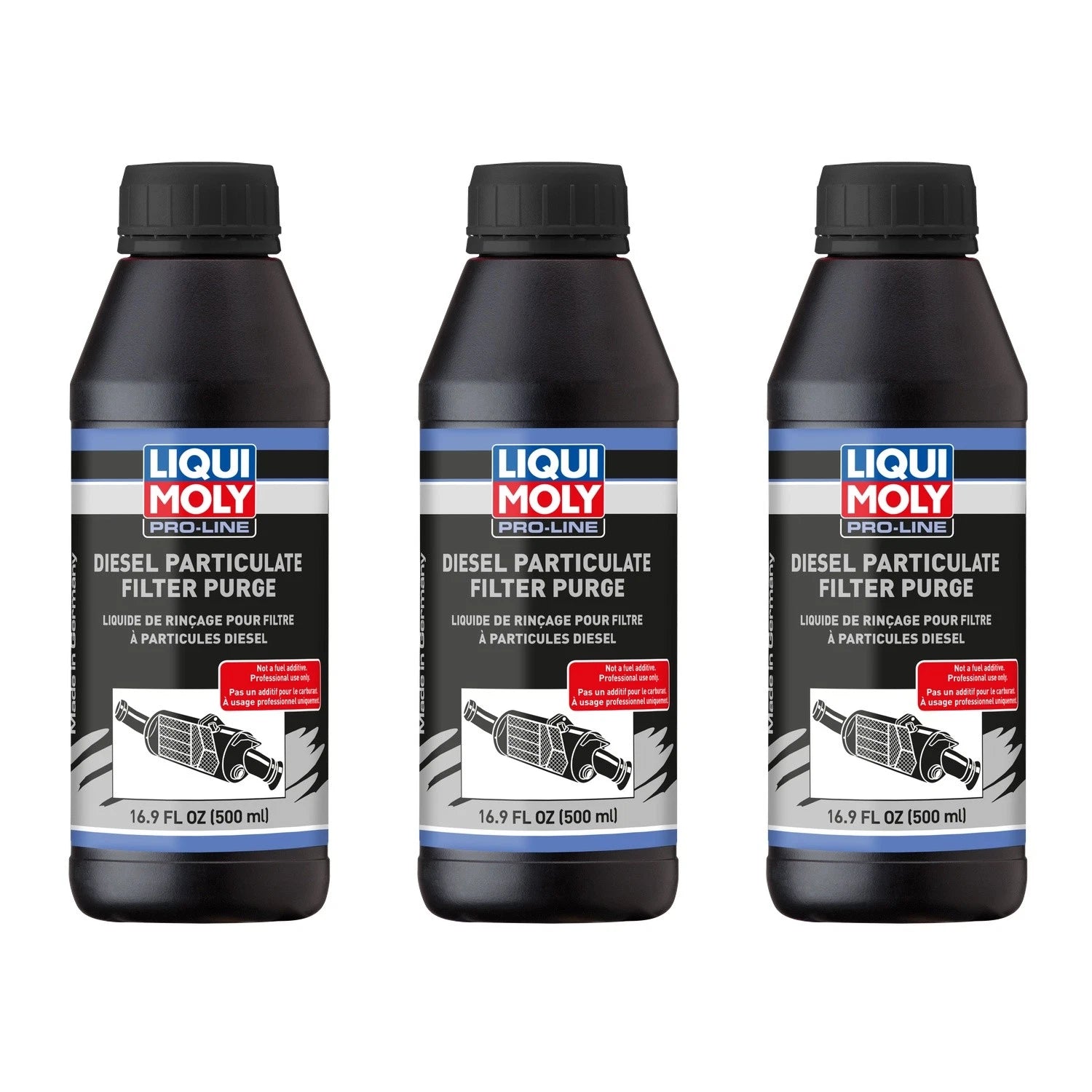 3X 500ml Liqui Moly Pro-Line Diesel Particulate Filter DPF Purge Fluid