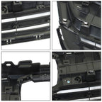 Front Upper Grille Assembly for Honda Pilot (2019–2021) Black & Chrome