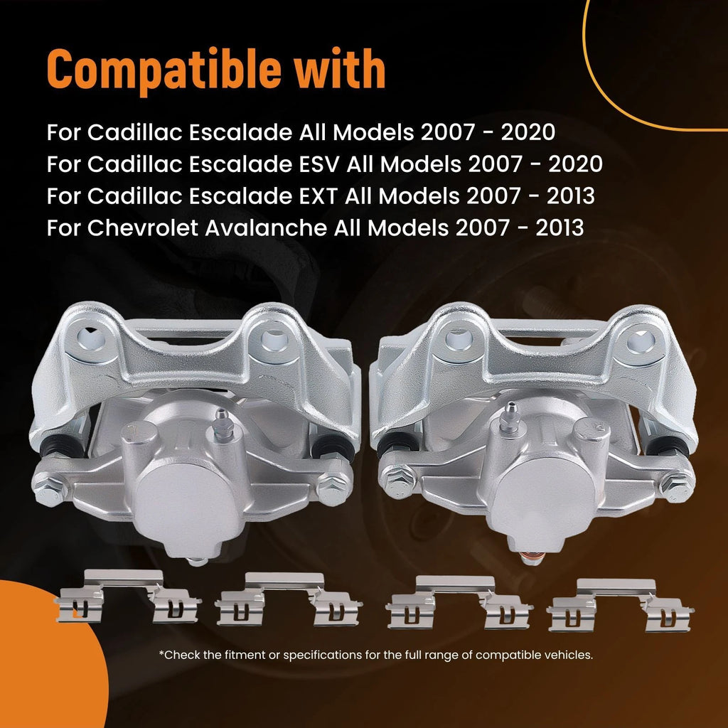 Rear Brake Caliper Pair for Chevrolet Silverado 1500 (2007–2018)