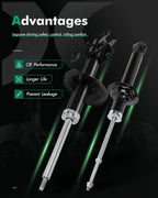 Set of 4 Shocks Struts for Nissan 200SX Sentra (1995–1998)