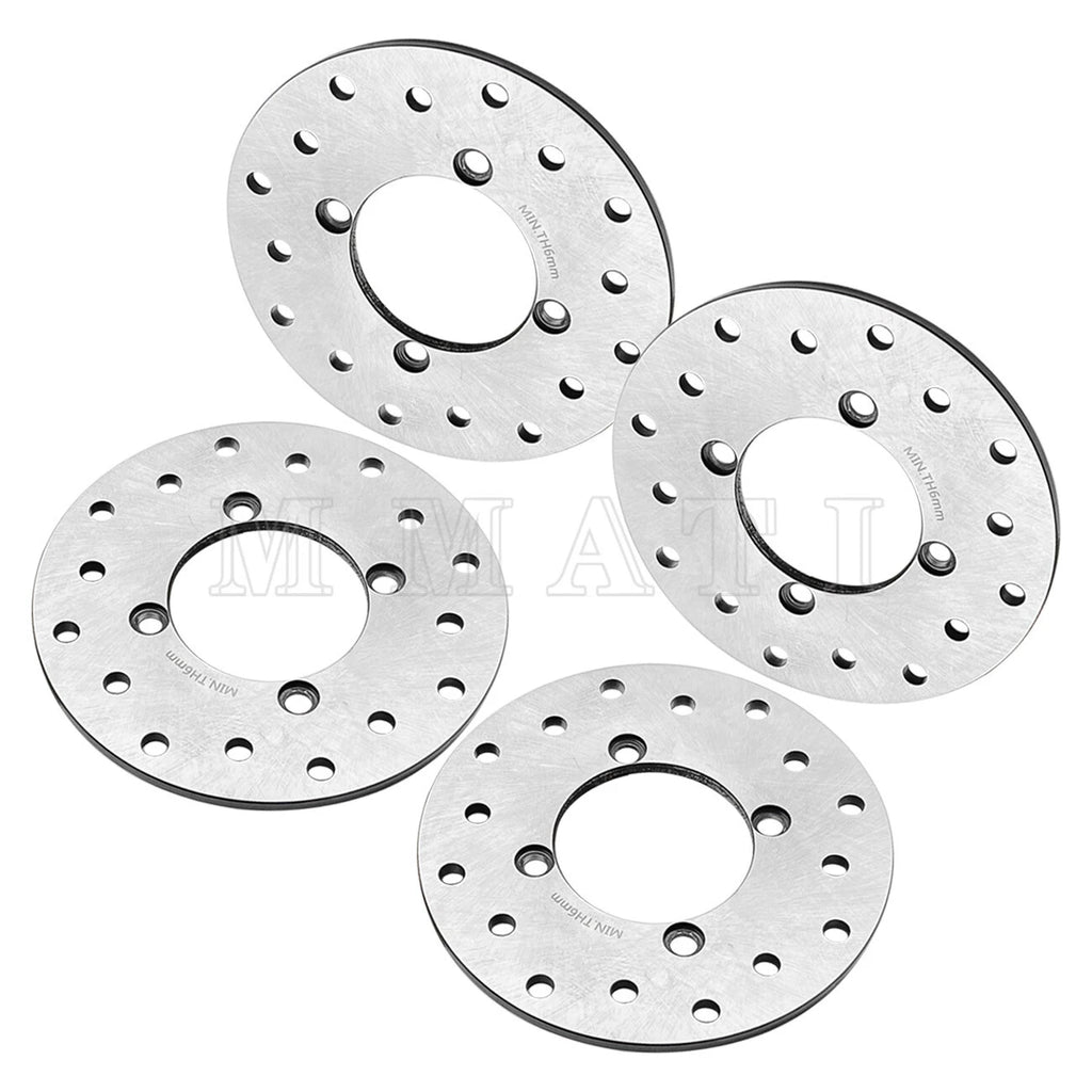 Set of 4 Brake Disc Rotors for Honda MUV700 Big Red 700 (2009–2013)