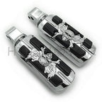 Pirate Skull Footpegs for Harley Softail Slim FLSL & Breakout FXBR (2018–2023)