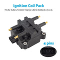 4 Pin Ignition Coil Pack for Subaru Forester Impreza Liberty Outback