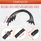 8 Pcs Spark Plug Wire Ignition Coil Cable for Ford F-150 F-250 F-350 (1997–2021)