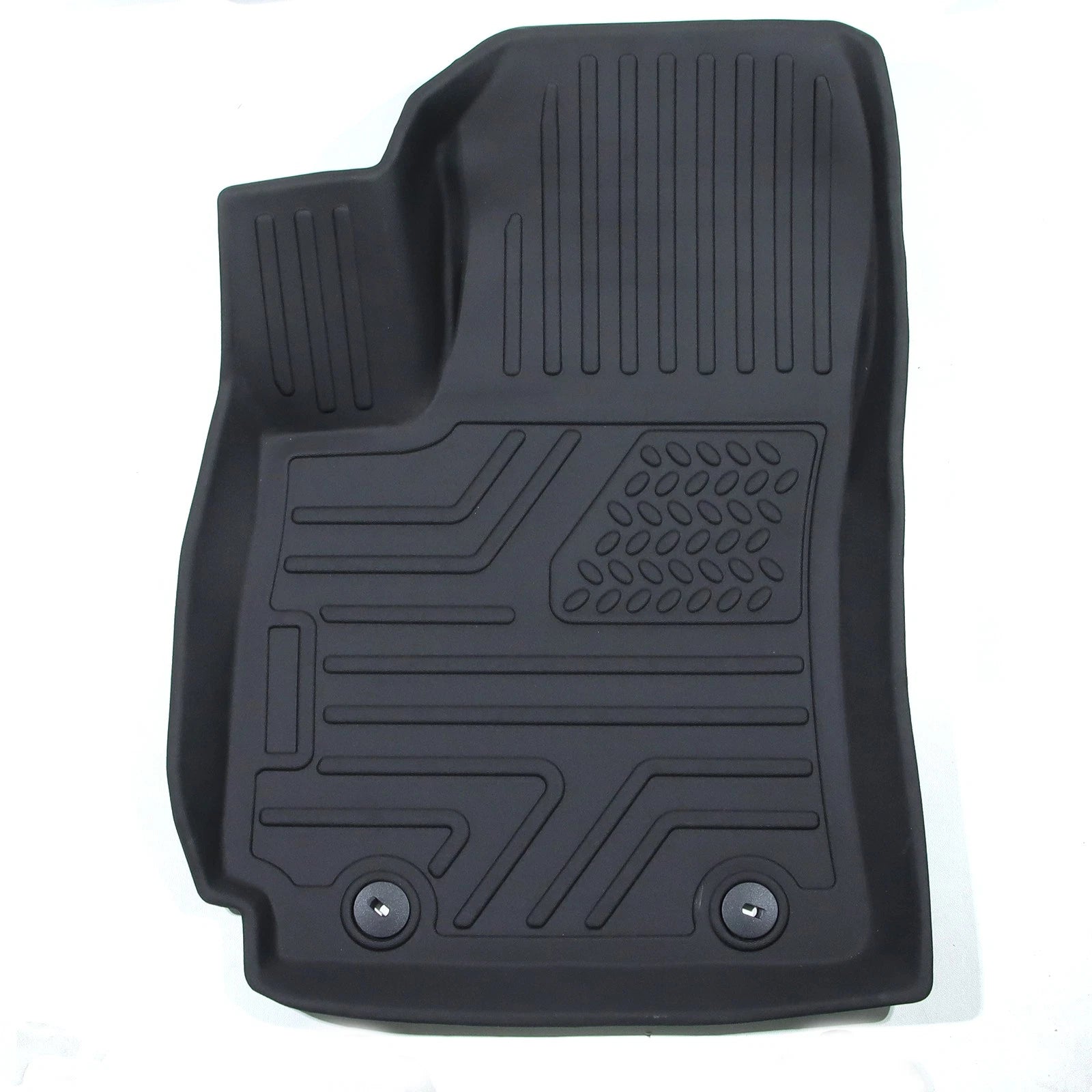 Set of 3 TPE Rubber All Weather Floor Mats for Hyundai Kona (2024–2026)