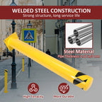 Safety Bollard for Various Applications (42" H, 5" D, Yellow)