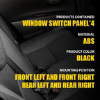 Window Switch Panel Bezel Trim for Toyota Yaris (2012–2014)