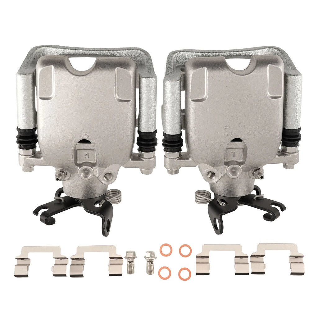 Set of 2 Rear Disc Brake Calipers for Cadillac XTS (2013–2019) with Bracket