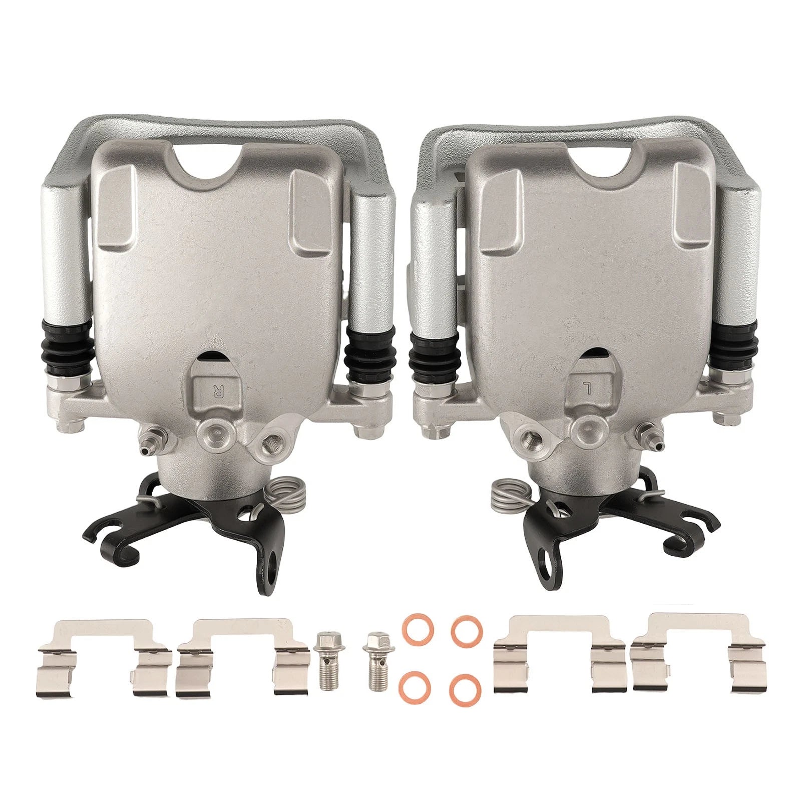 Set of 2 Rear Disc Brake Calipers for Cadillac XTS (2013–2019) with Bracket