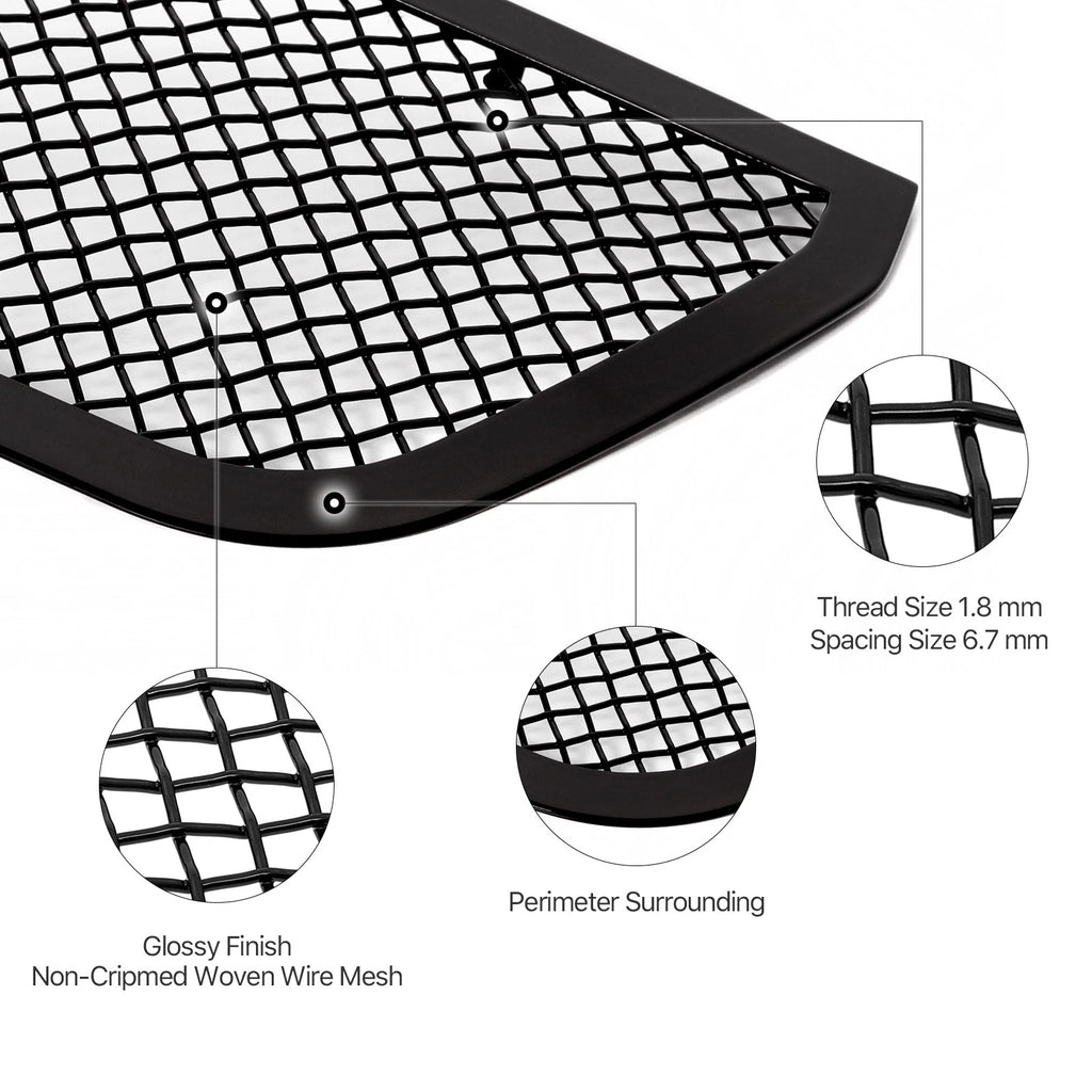 Stainless Black Mesh Grille for Dodge Charger (2015-2023)