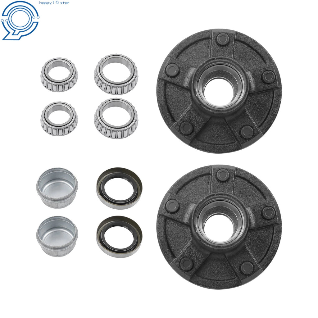 Set of 2 Spindles for 3500 lbs Trailer Hub (5 on 5.5)