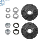Set of 2 Spindles for 3500 lbs Trailer Hub (5 on 5.5)